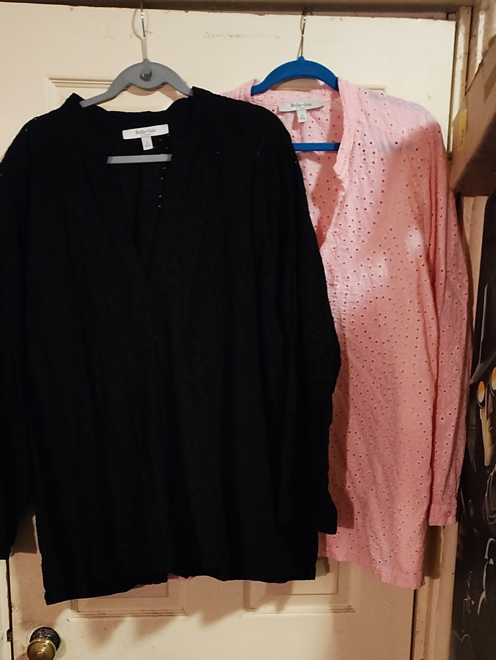 Torrid-belle Isle Eyelet-Detail Long Sleeve Bouse Set Of 2